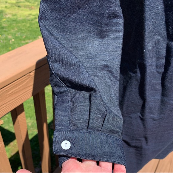 Rag & Bone Jeans Off The Shoulder Chambray Dress - Picture 4 of 8